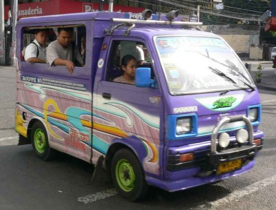 A multicab plying a fixed route